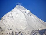 06 Dhaulagiri North Face After Sunrise From Kharka On Way To Mesokanto La Dhaulagiri North Face just after sunrise from our camp on the kharka (3460m) above Jomsom on the way to Tilicho Lake.